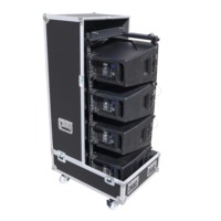 X-BASON pour 4x HDL30 HDL20 JBL SRX910LA DAS SARA100, Flight Case universel pour enceintes Line Array