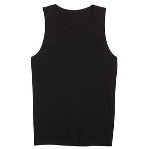 Débardeur personnalisé de vêtements de sport de couleur unie à séchage rapide respirant hommes débardeur 100% coton tissu hommes débardeur - Product Image 5