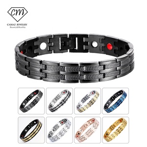 Cierre Magnético de Acero Inoxidable 316L para Pulsera, Pulsera de Terapia Magnética Cuántica, Pulsera Magnética de Cerámica, Beneficios para la <span class=keywords><strong>Salud</strong></span> - Product Image 4