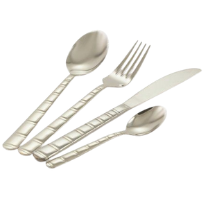 Ensemble cuillère et fourchette de mariage moderne Couverts en acier inoxydable de portabilité Couverts en métal miroir Couverts de qualité supérieure pour les dîners - Product Image 2