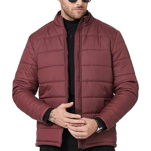 Chaqueta acolchada brillante, prendas de vestir exteriores con acabado brillante para hombre, prendas de vestir exteriores de estilo de moda para invierno, etiqueta privada OEM directa de fábrica - Product Image 6