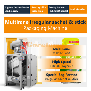 Machine d'emballage automatique de crème lisse à plusieurs voies 8 lignes machine d'emballage <span class=keywords><strong>mayo</strong></span> lisse de sachet à 4 joints latéraux - Product Image 5
