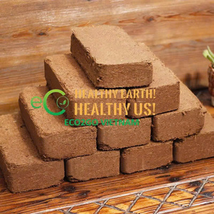 Low EC Coco Peat Block 5kg Premium Washed Coir Substrate for Plant Growing, <b>Vegetables</b>, Home and Hydroponic By ECO2GO VIETNAM - Product Image 2