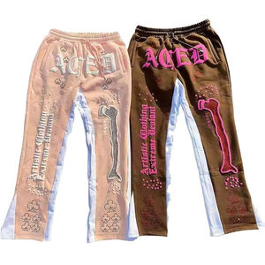 Pantalones deportivos informales de color sólido para correr, pantalones de chándal a la venta, mejor vendedor, pantalones deportivos de lavado ácido para hombres, precio razonable - Product Image 3