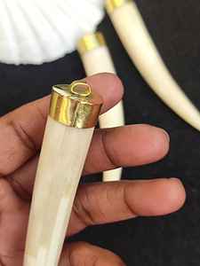 Colgante de hueso de Búfalo, joyería única hecha a mano, colgante de Material Natural duradero, perfecto para accesorios elegantes y ecológicos - Product Image 2