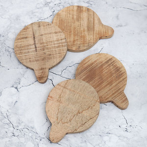 Posavasos de madera marrón al por mayor para bebidas y Decoración de mesa a granel - Product Image 2