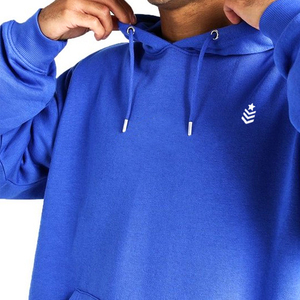Sweat à capuche oversize personnalisé pour homme, 100 % coton, haute qualité, tendance hiver, uni, avec poche, teinture numérique - Product Image 4