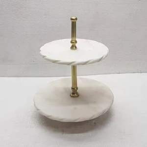 Customised Round Marble/ Wood /Metal Cake Pedestal <b>Display</b> Stand For Birthday Wedding Decor Cake Serving Platter & Cake Server - Product Image 6