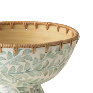 Vadrouille en rotin tendance bol à fruits en bambou filé support de bol en bambou dans un style minimaliste vente en gros d'ustensiles de cuisine décoratifs du Vietnam - Product Image 2