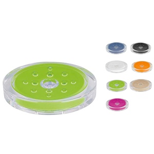 Collezione Spirella Sydney, Portasapone 3,0 x 10,0 x 13,0 cm, Acrilico, Verde - Product Image 2