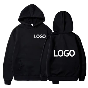 Lâche décontracté à manches longues à capuche pull personnalité Streetwear sweats 100% coton hommes femmes personnalisé imprimé à capuche - Product Image 1