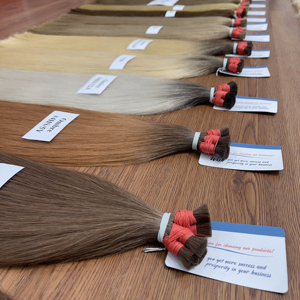 Extensiones de cabello humano a granel de lujo suave y sin enredos 100% humano no sintético sedoso y suave precio al por mayor - Product Image 6