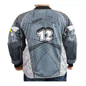 Designs personnalisés imprimé maillot de paintball sublimation qualité légère abordable meilleur design maillots de paintball - Product Image 1