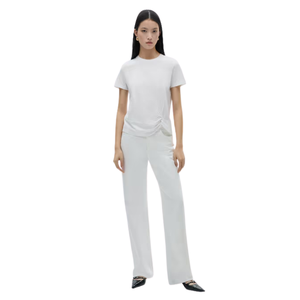 Camisetas de algodón transpirables para mujer, ropa informal de secado rápido, ajuste holgado para adultos, venta al por mayor, tallas personalizadas, temporada de verano - Product Image 2