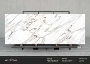 Sofisticación Arquitectónica Moderna con Losas de Porcelana Gris de Alto Brillo de 1200x2800 mm - Product Image 1