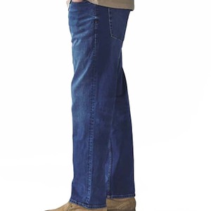 Jeans Azules Elásticos de Corte Recto para Hombre, Estilo Urbano, Otoño, Personalizados, Impermeables, Transpirables, Ecológicos, Servicio OEM - Product Image 6
