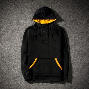 Otoño nuevos hombres sudaderas con capucha sudaderas con cremallera Sudadera con capucha hombres sudadera Color sólido hombre Sudadera con capucha para hombre - Product Image 4