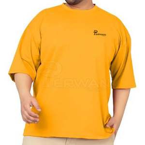 เสื้อยืดผ้าฝ้ายโอเวอร์ไซส์ผู้ชายทรงหลวมแขนสั้นผ้าฝ้าย100% - Product Image 1