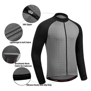 Jersey de ciclismo personalizado ligero para hombres, venta al por mayor, camisetas de Ciclismo de bicicleta, ropa de corte de carrera impresa - Product Image 3