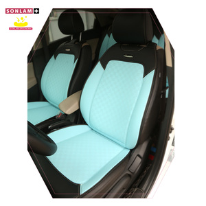 Housses de siège pour voitures, siège conducteur, turquoise, vente en gros, ODM, cuir Nappa, accessoires intérieurs automobiles, housses de siège de voiture en cuir, design - Product Image 5