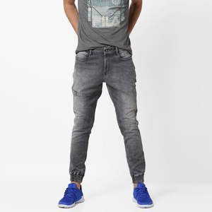 Top Selling <b>Men's</b> Mid <b>Waist</b> <b>High</b> Street Style Polyester/Cotton Quick Dry Breathable Sustainable <b>Jeans</b> - Product Image 4