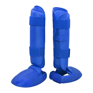 Bon marché, protège-tibias de combat épais Mma, bouclier de protection en cuir véritable pour Kickboxing Pad - Product Image 1