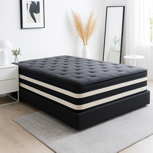 Sleepwell 12 Inch Vua Kích Thước Euro Top Giường Nệm Chất Lượng Bộ Nhớ Bọt Chân Không Nén Mùa Xuân Thoáng Khí Cho Phòng Ngủ - Product Image 3
