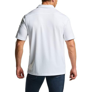 Camisas de Hombre de Talla Grande, Casuales y de Negocios, con Logotipo Personalizado Impreso, de Alta Calidad, 100% Algodón Tejido, de Secado Rápido y Manga Corta, Nueva Llegada - Product Image 3