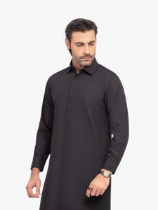 Shalwar Kameez pakistanais pour hommes, tenue de cérémonie spéciale, coupe décontractée, tenue musulmane pour les fêtes de l'Aïd - Product Image 2