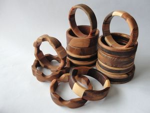 Lightweight Artisan Made Waterproof Wooden Bangles Fine Smooth Polish Customizable Traditional Women Ethnic Jewelry for Daily - Product Image 2