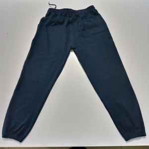 Pantalon de jogging d'hiver pour homme, couleur unie, 100% coton respirant, avec taille élastique et cordon de serrage réglable - Product Image 6