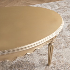 Table cylindrique ronde élégante en or conçue pour les chambres à coucher et les coins décoratifs avec un attrait intemporel - Product Image 2