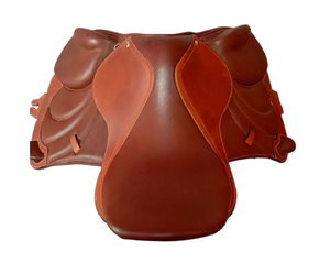 Selle de cheval de dressage marron teint en tambour anglais de haute qualité en cuir véritable d'origine du fabricant en gros - Product Image 4
