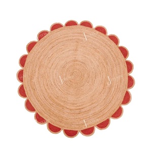 Tapis de jute tressé multicolore de haute qualité Offre Spéciale tissé à la main Style moderne à poils hauts pour le salon de la maison - Product Image 2