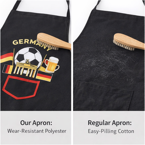Delantales Impermeables Personalizados al por Mayor con Estampado de la Bandera Nacional de Marruecos, Delantales de Cocina para Eventos Promocionales - Product Image 5