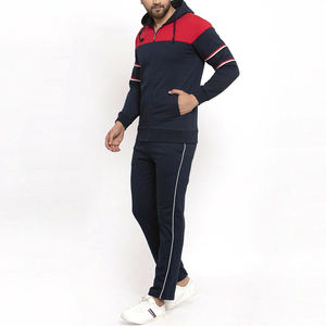 Nouveauté Survêtement Homme Casual Mode Deux Pièces Couleur Unie Respirant Léger 100% Coton Prix de Gros pour l'Hiver - Product Image 2