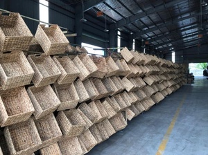 Wholesale Vietnam Handmade Natural Woven Shallow <b>Rattan</b> <b>Storage</b> Basket for Home <b>Storage</b> - Product Image 2