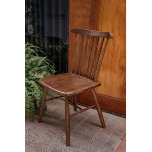 Muebles multicolores Diseño tradicional natural Delicado moderno Chaise De Cafe Angles Material de madera Silla de café - Product Image 1