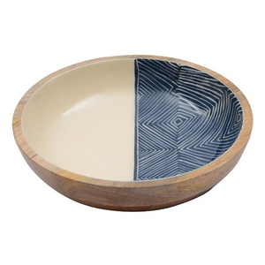 Serve in Style with Handmade Enamel <b>Dinnerware</b> and Mango Wood Salad Bowl Perfect for Modern Homes and Wedding Parties - Product Image 6
