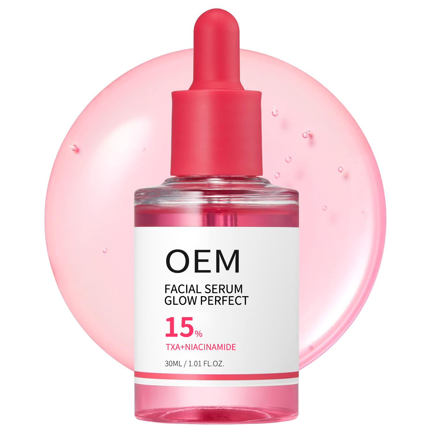OEM TXA 5% + Ниацинамид 15% свечение Сыворотка для лица 1 унция-все в одном корейский уход за кожей для неровного тона и осветления