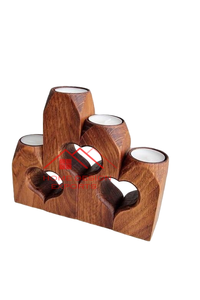 Vente chaude Dernière Conception Personnalisable À La Main En Bois Bougeoir Bougeoir Avec Prix De Gros - Product Image 5