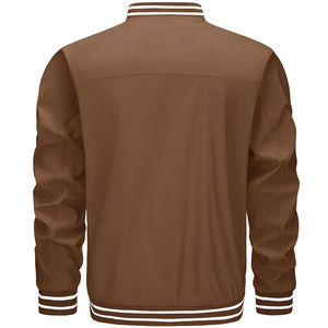 Veste légère de sécurité professionnelle pour homme, veste décontractée printemps automne coupe-vent bomber zippée, veste de travail - Product Image 3