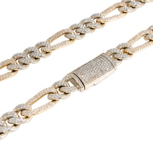 Cadena Cubana Única de Oro de 10K con Diamantes Cultivados en Laboratorio, Joyería Premium con Incrustaciones de Diamantes para Hombre, Regalo de Moda para Fiestas de Hip Hop - Product Image 2