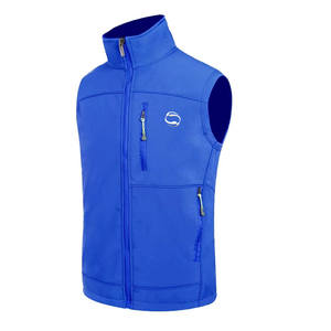 Wholesale <b>Lightweight</b> <b>Men's</b> Softshell Vest <b>Jacket</b> High Quality Softshell Sleeveless Breathable Waterproof Vests for Winter - Product Image 4