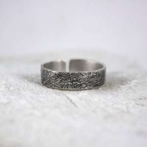 2026 bijoux en argent audacieux en gros chrétien célèbre bijoux pur large bague en argent organique pour hommes et femmes grosse bague pour les femmes - Product Image 1