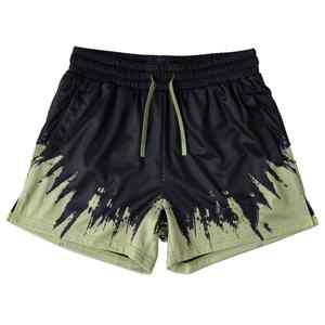 Shorts en maille pour le sport et le style décontracté, pour le basketball, la salle de sport, athlétique, shorts en maille double couche pour hommes - Product Image 6