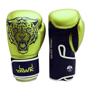 Guantes de Boxeo Personalizados de Cuero Real OEM, Ideales para Entrenamiento y Guantes de Boxeo de Piel de Vaca de la Mejor Calidad - Product Image 1
