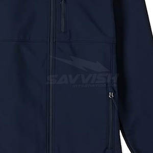 Chaqueta de lona personalizada para hombre, estilo casual urbano, transpirable, con cuello mandarín, de secado rápido, para invierno, venta al por mayor - Product Image 5