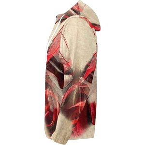 Cómodas sudaderas con capucha de sublimación para hombre de alta calidad, sudaderas con capucha de sublimación para hombre de material suave transpirable de tendencia superior con baja tasa - Product Image 4