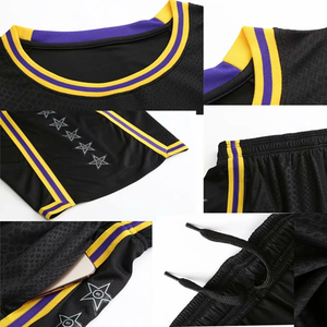Vente en gros de kits de vêtements de sport de basketball professionnels Maillots d'équipe réversibles à séchage rapide Styles imprimés respirants de haute qualité - Product Image 6